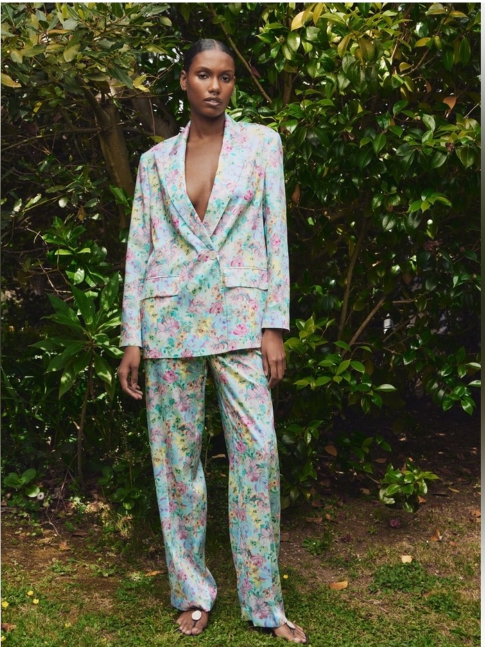 Zara Floral Printed Pants